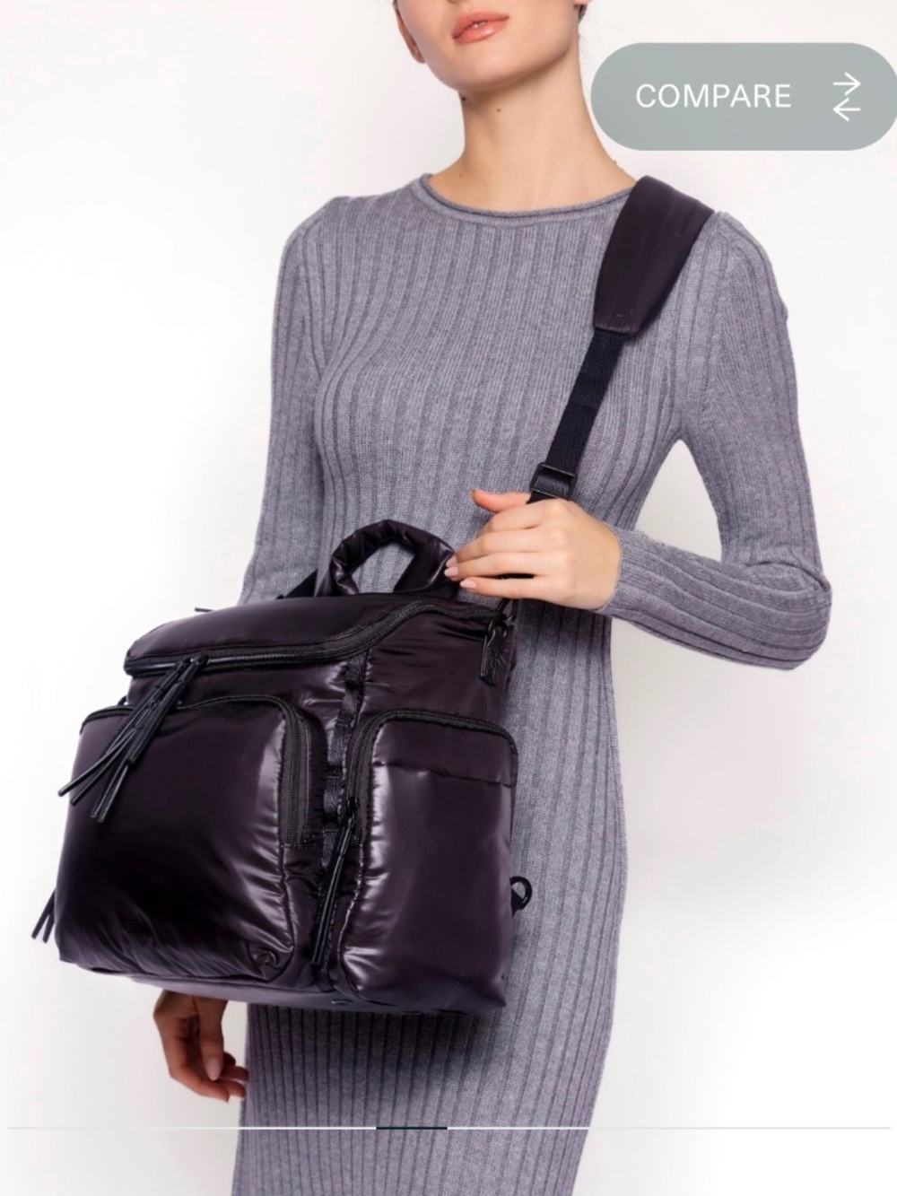 Caraa baby bag medium black - Picture 6 of 10
